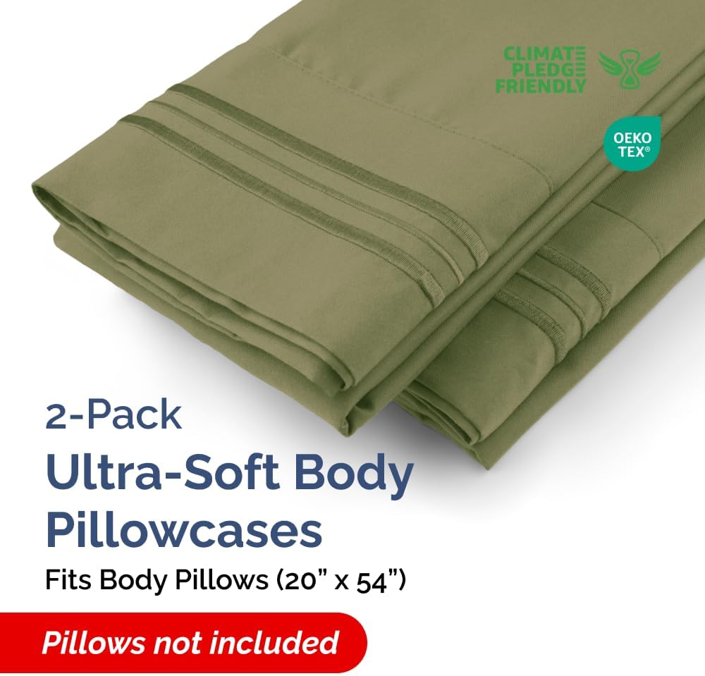 Standard Pillow Cases Set of 10 - Ultra Soft Hotel Quality Pillowcase Covers - Comfy, Cozy & Wrinkle Free - Shrink, Stain and Fade Resistant - Machine Washable Pillow Protectors - 10 Pcs Set - White - Colors A