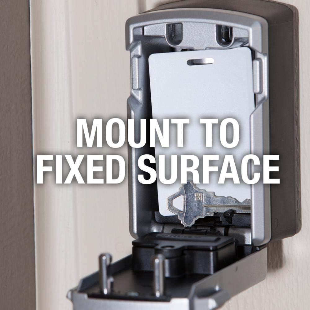 Master Lock Wall Mount Digital Key Lock Box, Bluetooth, iOS Android 5441EC