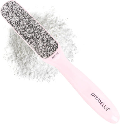Probelle Double Sided Multidirectional Nickel Foot File Callus Remover - Immediately Reduces calluses and Corns to Powder for Instant Results, Safe Tool (Dark Grey)