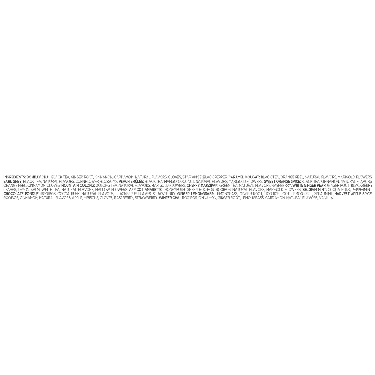 Tea Forte Single Steeps Tea Sampler, World of Teas, 15 Pouches