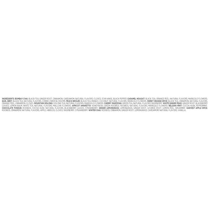 Tea Forte Single Steeps Tea Sampler, World of Teas, 15 Pouches