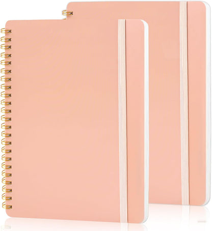 Utron 3 PCS Small Spiral Notebook 5x7, Notebooks for Note Taking, Morandi Spiral Journal Notebook, Work Notebook Small Notebooks 5x7 with Strap, Cute Notebooks for Women 70 Sheets/Note Books