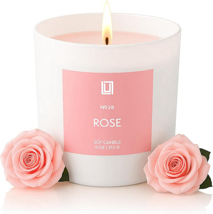 Lulu Candles | Jasmine, Oud & Sandalwood | Luxury Scented Soy Jar Candle | Hand Poured in The USA | Highly Scented & Long Lasting (9 Oz.)