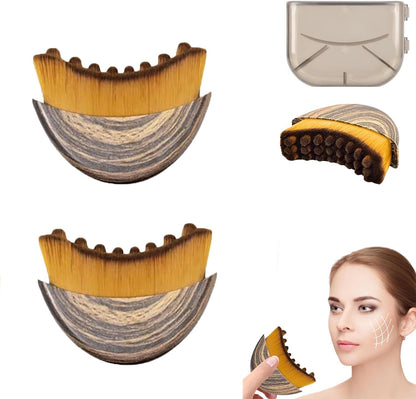 New Lymphatic Contour Face Brush, Lymphatic Drainage Massager for Face,Ergonomically Designed to Fit The Skin Precisely and Relieve Fatigue. (1PCS)