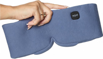 Heated Eye Mask – Cordless Electric Warm Eye Compress for Dry Eyes, Stye & Eye Strain Relief – 4 Heat Settings, Rechargeable, Light-Blocking, Blackout, Washable Cover (Sunset Rose)