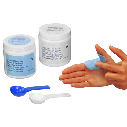 Rolyan 50/50 Mix Elastomer Putty, 8.47 oz, Non-Latex, Occupational Therapy Putty for Custom Splints, Adaptive Grips, Reduce Scar Appearance, Pliable, Hand Therapy, Dishwasher Safe