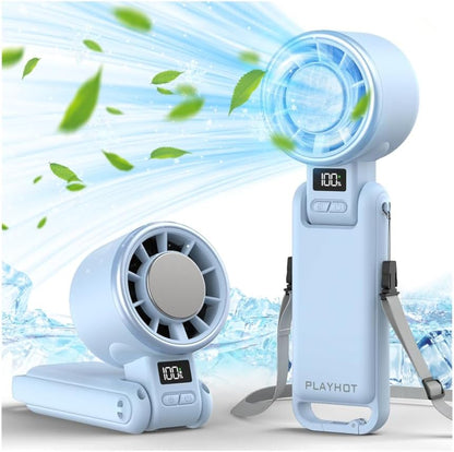PlayHot Portable Handheld Cooling Fan, Travel Essentials, Gifts for Women