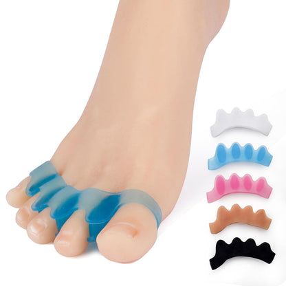 White Gel Toe Separators for Bunions and Hammertoes – 1 Pairs
