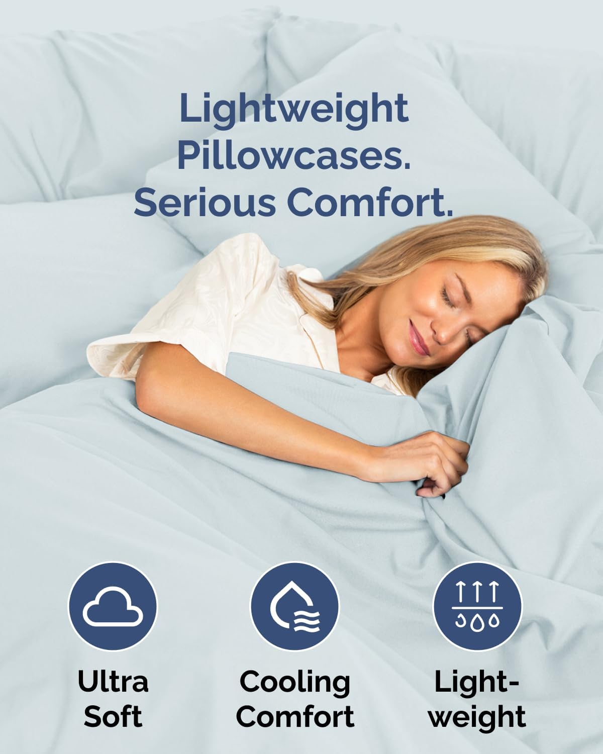 Standard Pillow Cases Set of 10 - Ultra Soft Hotel Quality Pillowcase Covers - Comfy, Cozy & Wrinkle Free - Shrink, Stain and Fade Resistant - Machine Washable Pillow Protectors - 10 Pcs Set - White - Colors B