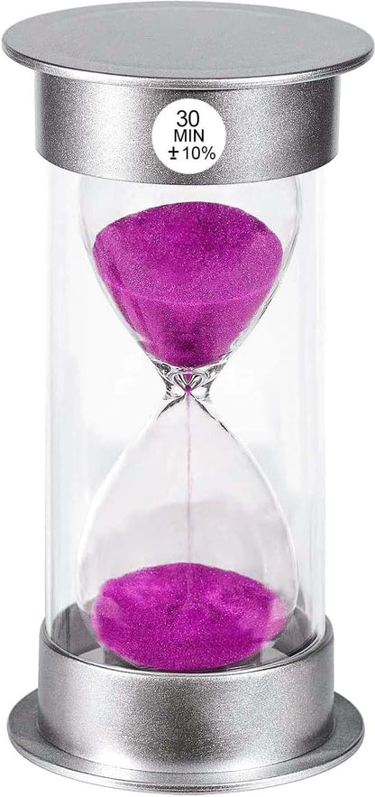 2 Minute Hourglass Sand Timer with Suction Cup,Unbreakable Sucker Sand Clock Timer 2 min,Plastic Mini Sand Watch,Rotatable Reloj De Arena for Kids Toothbrush(Blue)