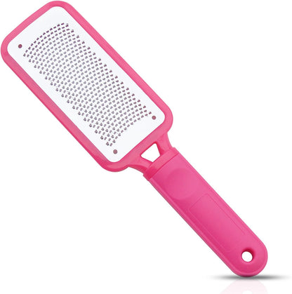 Foot Rasp Foot File, 2 Pcs Stainless Steel Pedicure Callus Remover for Feet, Professional Foot Care Tools for Pedicure to Removes Hard Skin Corns for Dry and Wet Feet