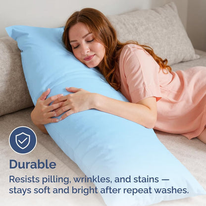 Standard Pillow Cases Set of 10 - Ultra Soft Hotel Quality Pillowcase Covers - Comfy, Cozy & Wrinkle Free - Shrink, Stain and Fade Resistant - Machine Washable Pillow Protectors - 10 Pcs Set - White - Colors A