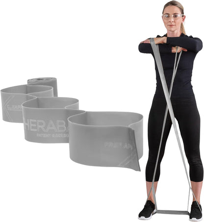THERABAND CLX Resistance Band with Loops, 5-Foot Band