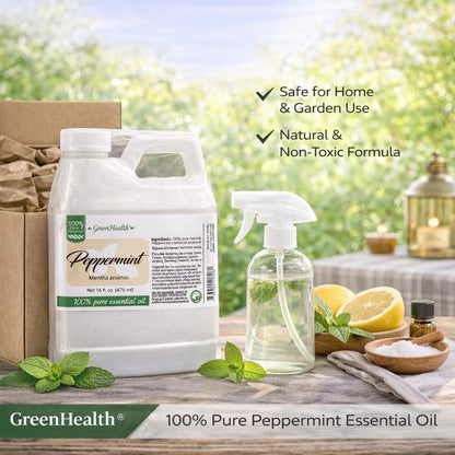 GreenHealth Lavender Essential Oil – 16 fl oz (473 ml) – 100% Pure & Uncut – Aluminum Bottle – Bulk Lavender Oil for Diffuser, Aromatherapy, Candles, Soap & DIY