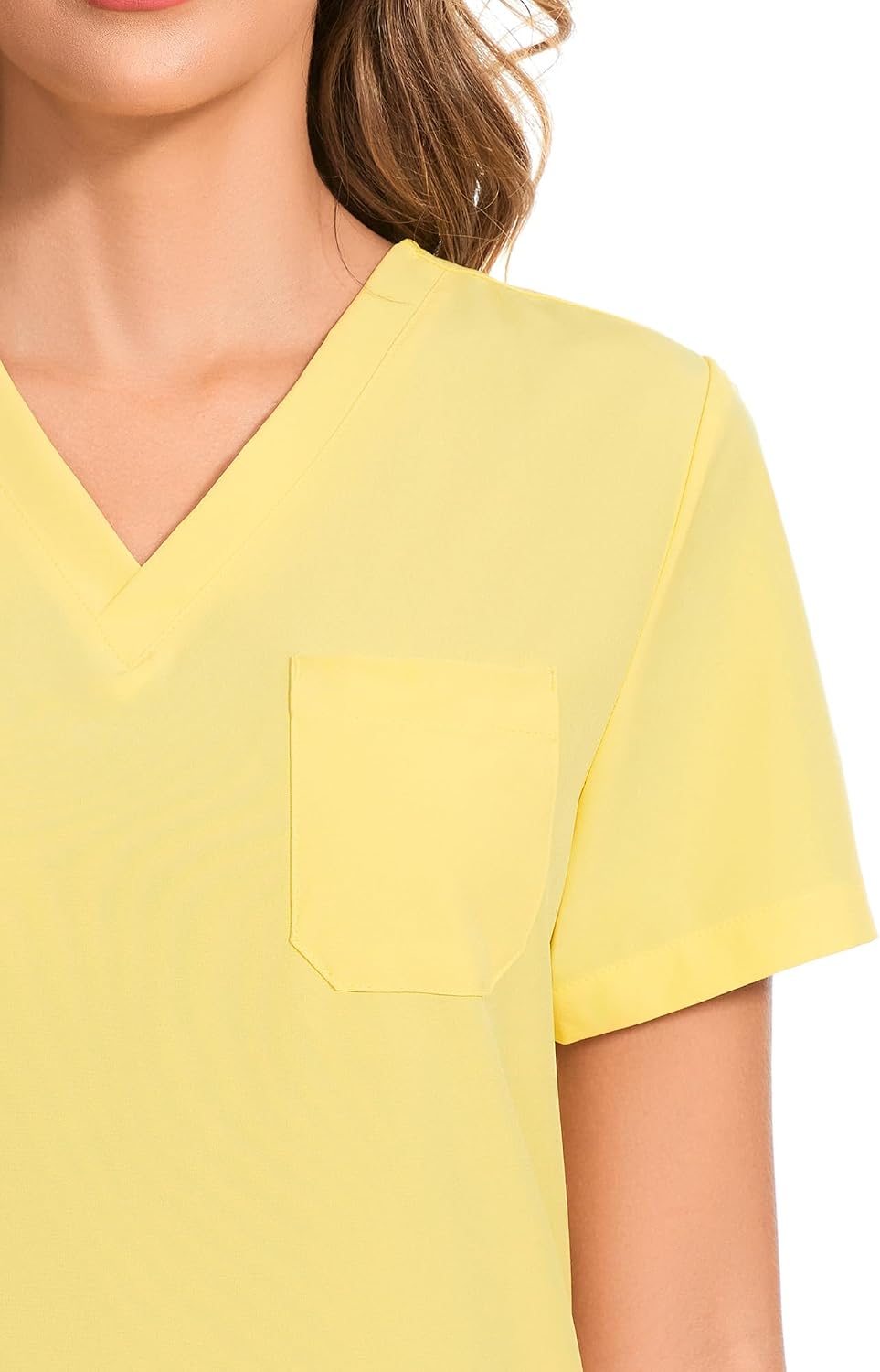 COZYFIT Scrubs for Women Set - Stretch V-Neck Scrub Top & Jogger Pant with 8 Pockets COZY SCRUBS - Colors E