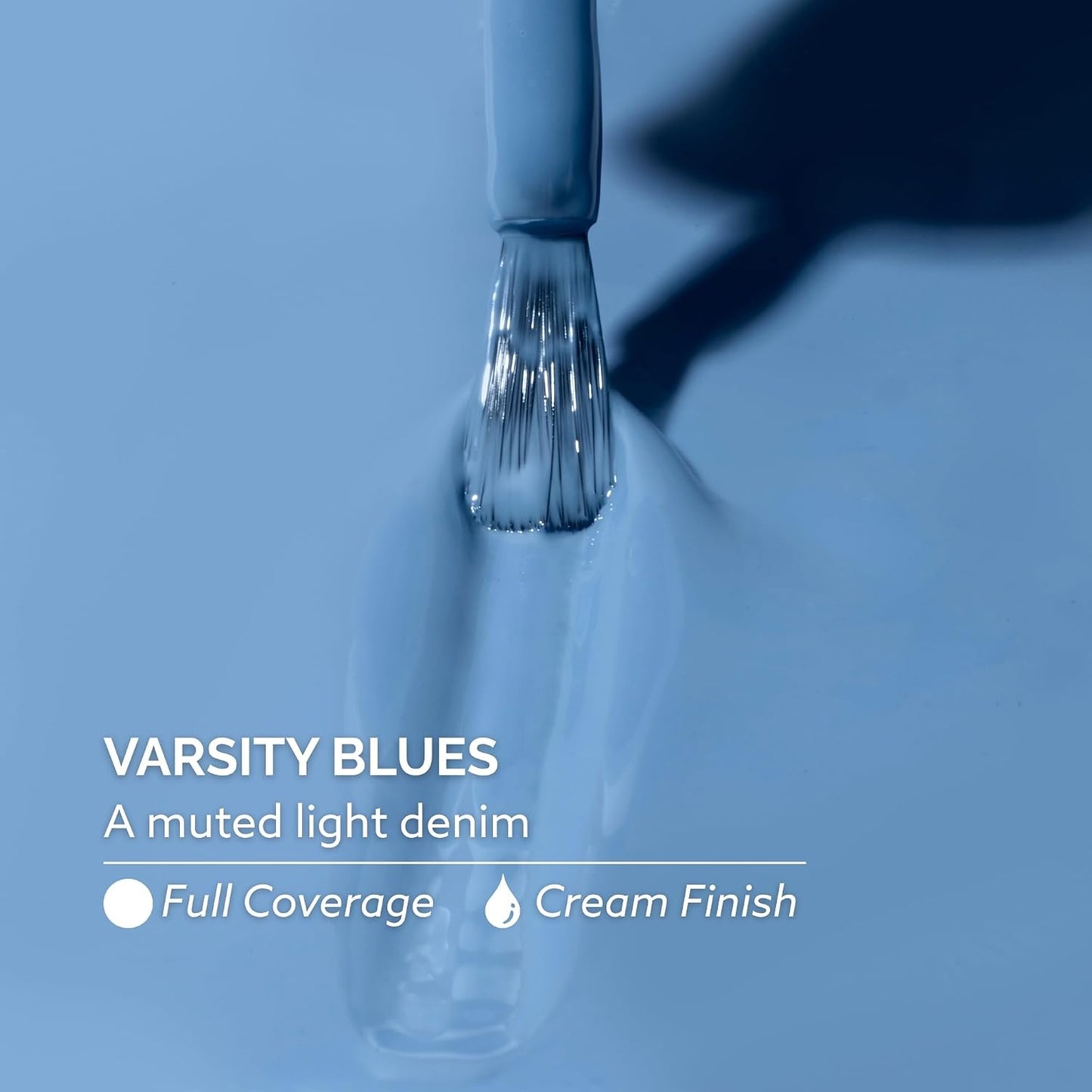 Dazzle Dry Mini Kit 4 Step System - Varsity Blues - A muted light denim. (5 Piece Kit / 5 Manicures)
