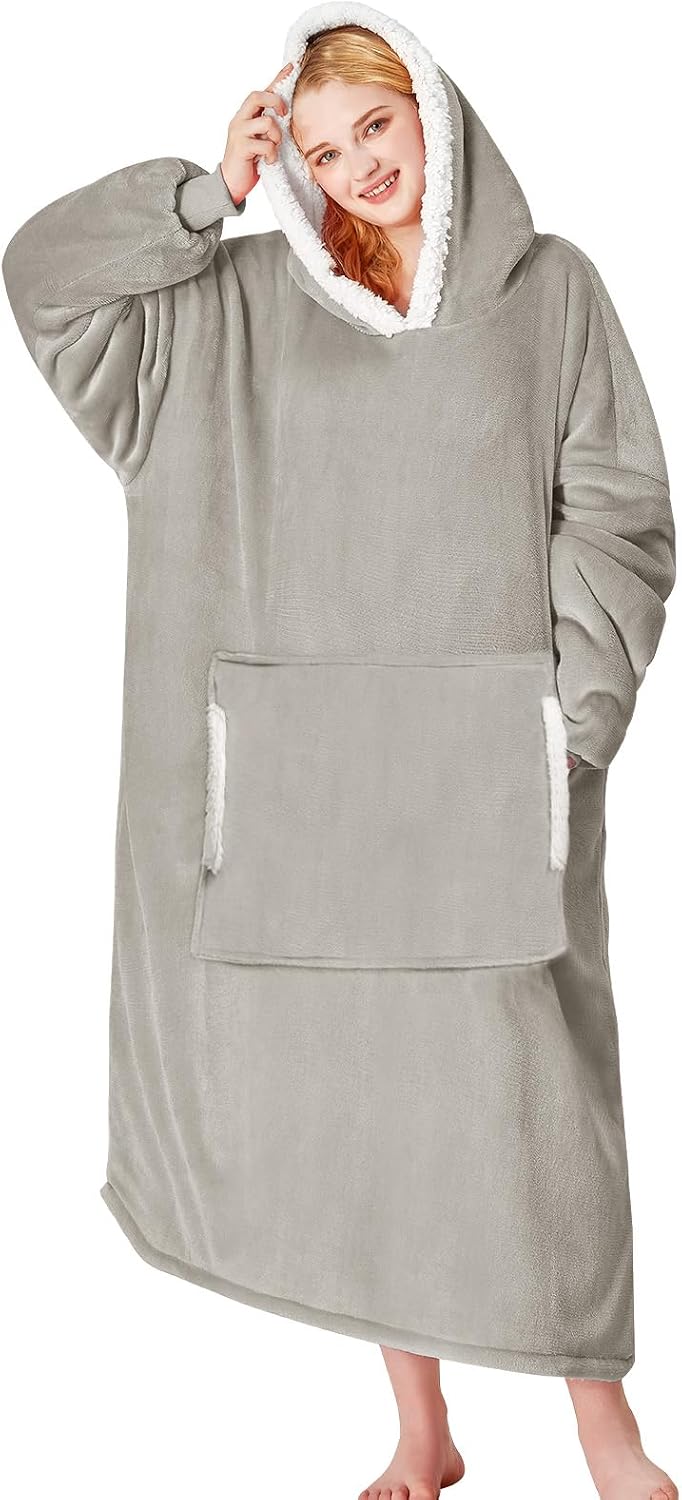 yescool Wearable Blanket Hoodie as Christmas Birthday Gifts for Women Mom - Colors A