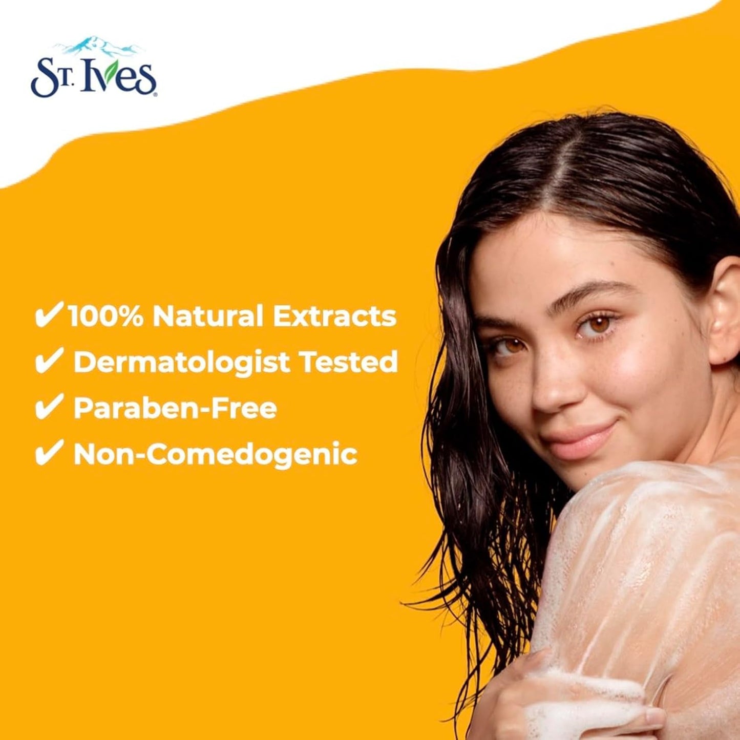 St. Ives Exfoliating Body Wash - Sea Salt & Pacific Kelp Scrub, Natural Body Wash, Body Soap, or Hand Soap with Plant-Based Exfoliants for Glowing Skin, 16 Oz Ea (Pack of 3)