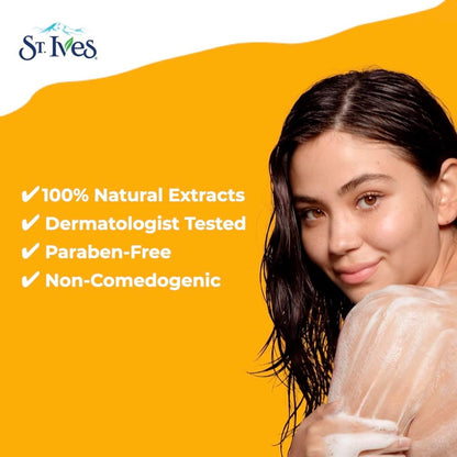 St. Ives Exfoliating Body Wash - Sea Salt & Pacific Kelp Scrub, Natural Body Wash, Body Soap, or Hand Soap with Plant-Based Exfoliants for Glowing Skin, 16 Oz Ea (Pack of 3)