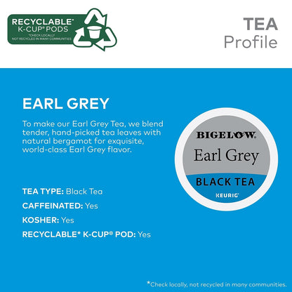 Bigelow Earl Grey Tea K-Cup for Keurig Brewers, 24 Count