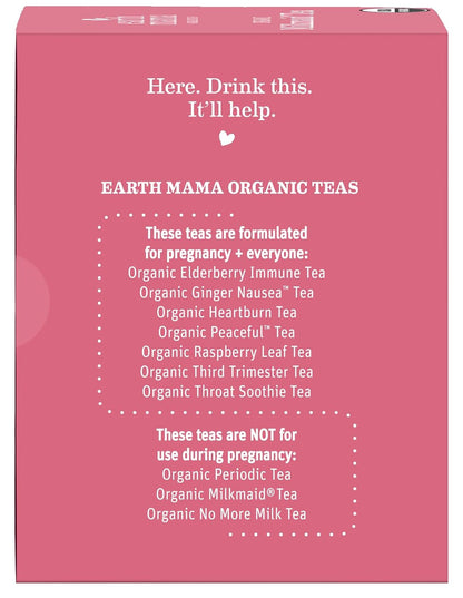 Earth Mama - Organic Milkmaid Tea, Lactation Support - 32 Teabags