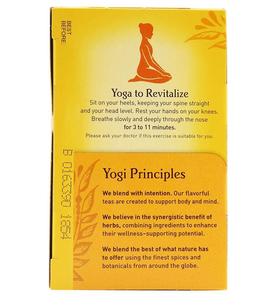 Ginger Tea Organic Yogi Teas 16 Count (Pack of 3)
