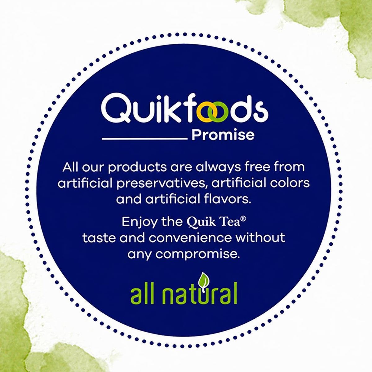 QuikTea Instant Chai Tea Latte Mix, Lemongrass, Unsweetened, 10 Sachets