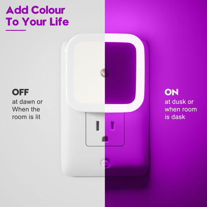 Sujeet Night Light, Night Lights Plug into Wall,Nightlight Plug in Night Light, Dusk to Dawn Night Lamp Led Night Lights for Adults Bedroom, Bathroom, Hallway (Amber)