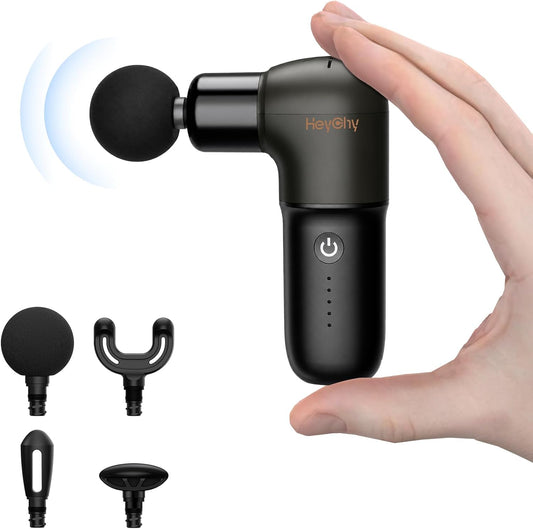 HEYCHY Super Mini Massage Gun, Deep Tissues Percussion Muscle Massager