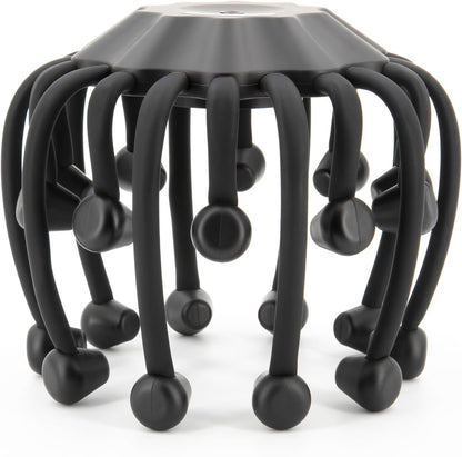 Electric Scalp Massager - Octopus Head Massager Stress Relax, 20 Claw Multi-Configuration Array Vibrating Nodes, 5 Modes, Bluetooth Music, Hair Scalp Relaxation, Fatigue Relief