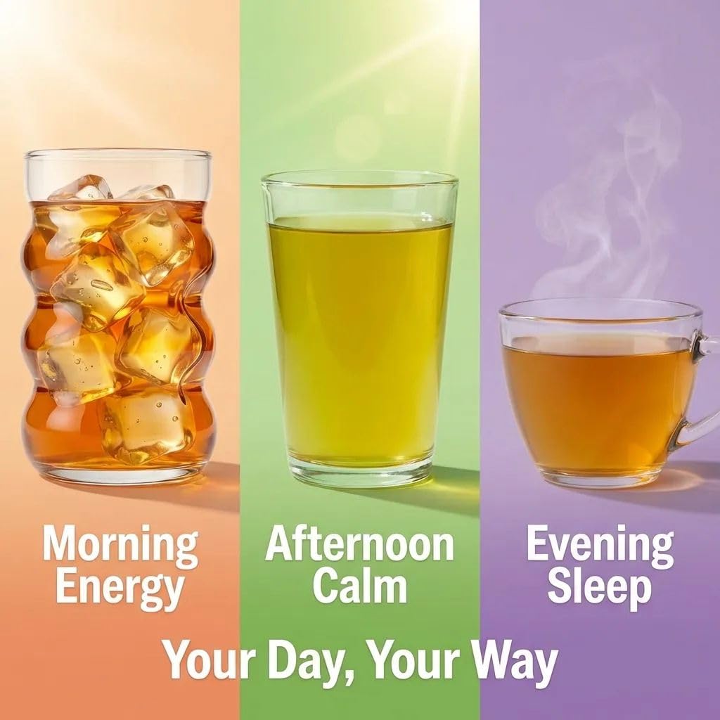 VeryVery Good Tea Crystals - Vanilla Taro Sleep Tea with Melatonin, Chamomile + L-Theanine, Bedtime Drink Mix, Non Habit Forming, Hot or Cold Packets, 10 Pack