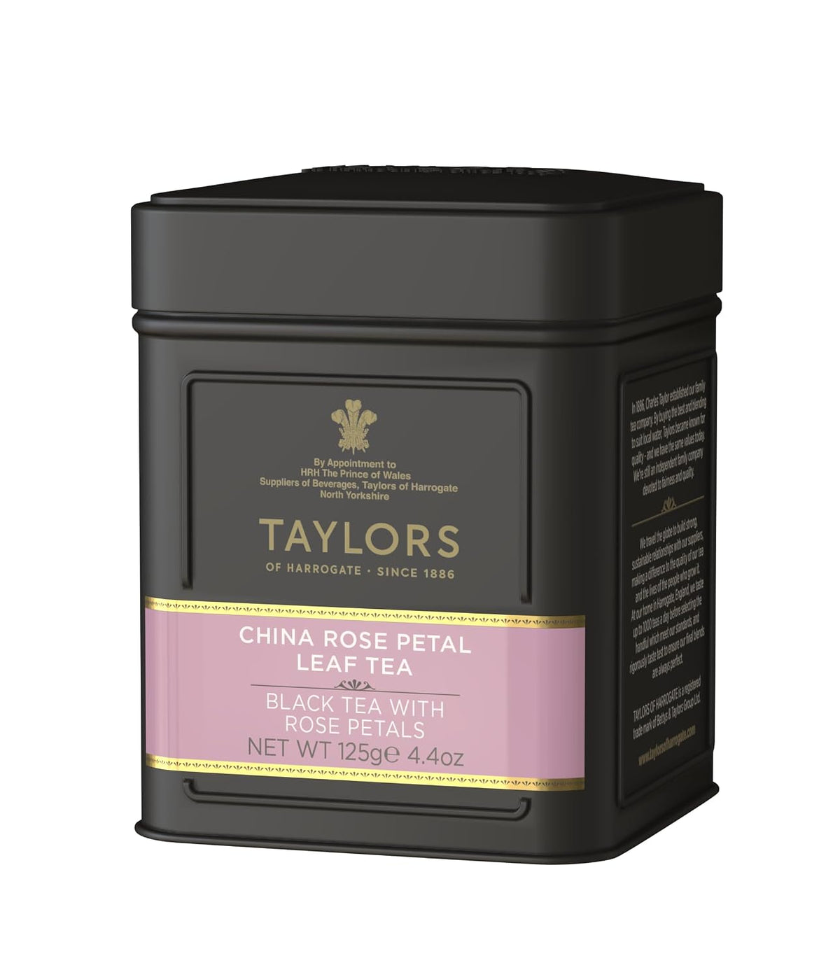 Taylors of Harrogate China Rose Petal Loose Leaf Tin, 4.41 oz