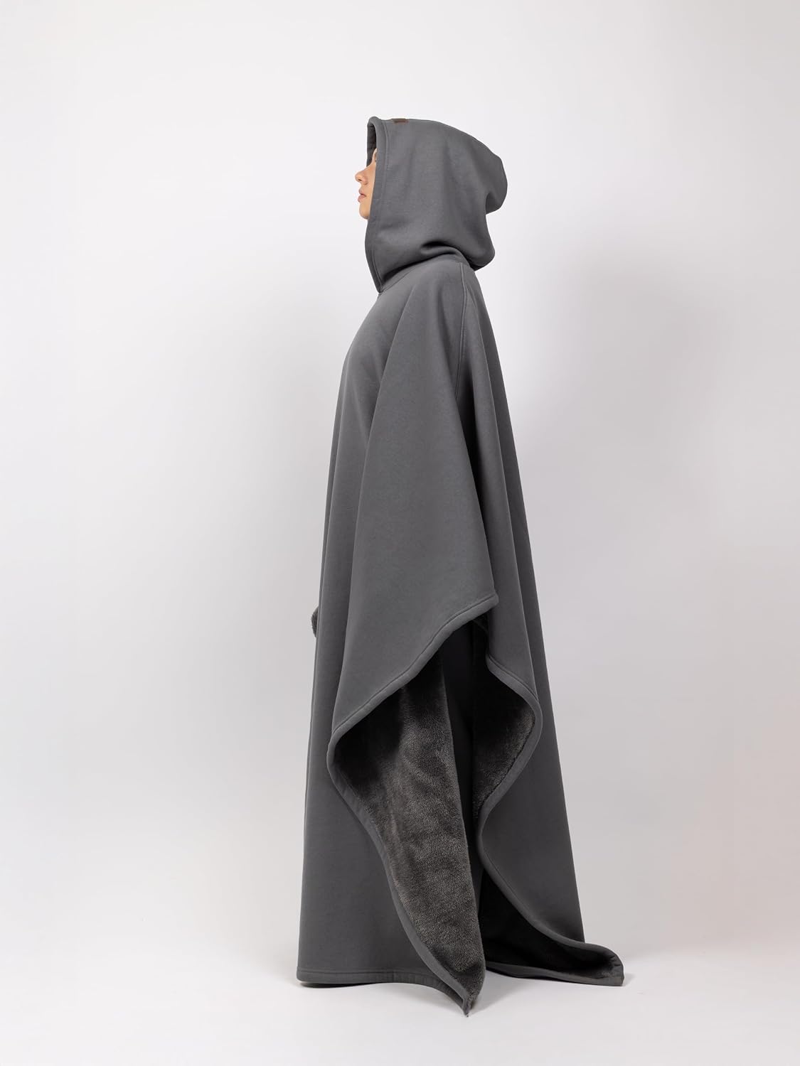 FREE THE SHEEP Eden Hoodie – Oversized Weighted Hoodie Cloak with Ultra-Soft Faux Fur Liner