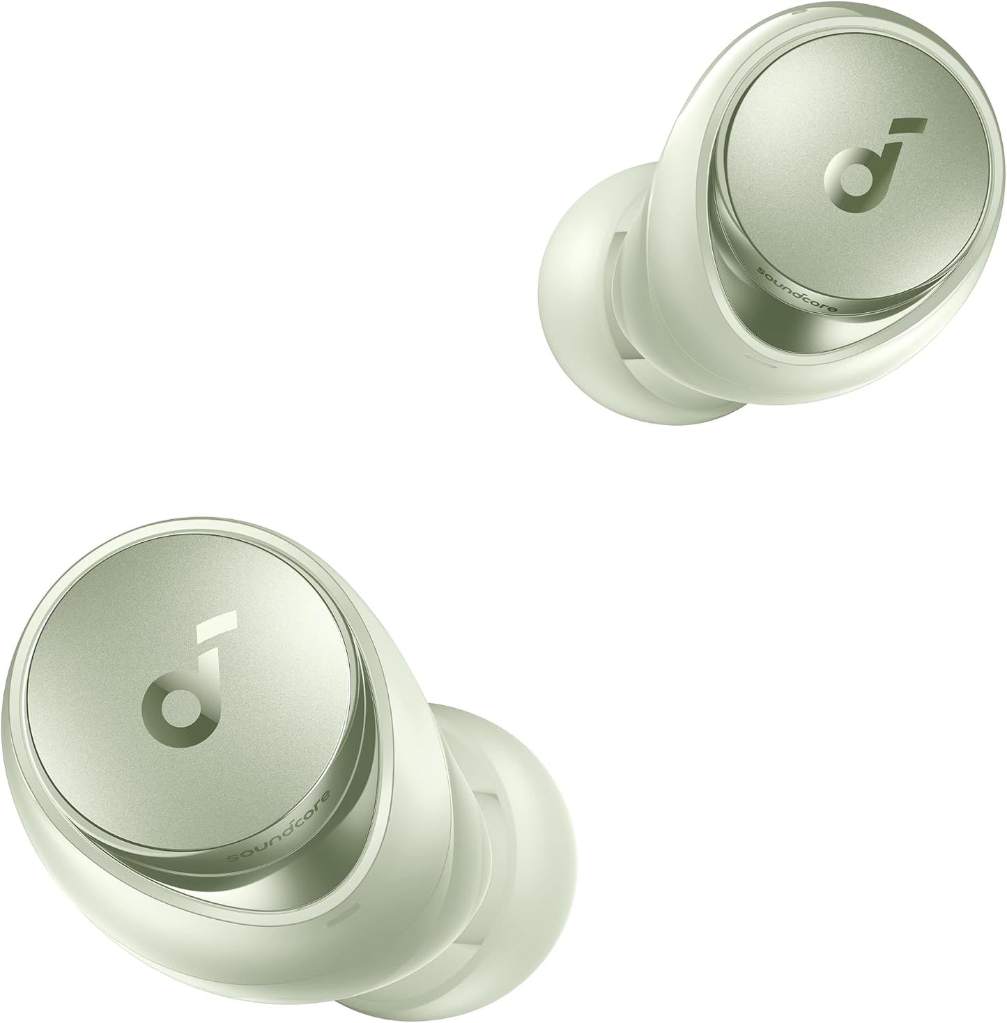 Soundcore by Anker Space A40 Auto-Adjustable Active Noise Cancelling Wireless Earbuds, Reduce Noise by Up to 98%, 50H Playtime, Comfortable Fit, App Customization, Wireless Charge (White)