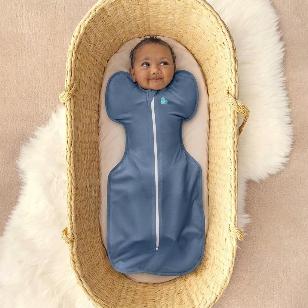 Love to Dream Swaddle UP, Baby Sleep Sack, Self-Soothing Swaddles for Newborns, Get Longer Sleep, Secure Fit Helps Calm Startle Reflex, New Born Essentials for Baby, 1.0 TOG, 13-19 lbs, Deep Olive