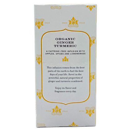 Harney & Sons Organic Ginger Turmeric Herbal Tea Bags, 20 Count