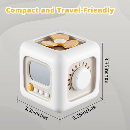 SOCBTNSO Busy Cube Toy for 1 Year Old Boy, Montessori Toys for 1+ Year Old, Travel Toys for Toddlers 1-3, Learning Fine Motor Skills| 1st Birthday Gifts 6 9 12 Months Baby