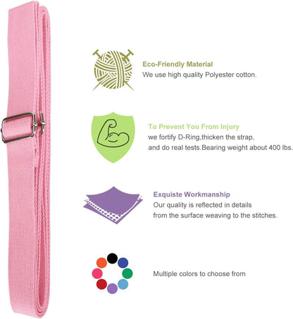 UBING Leg Stretcher, Door Flexibility Trainer, Over the Door Strech Strap for Flexibility, Splits Trainer for Dance Ballet Cheer Gymnastics Taekwondo Stretching