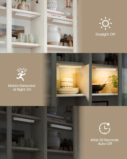 GOODEA 7" Under Cabinet Lighting with Charging Station