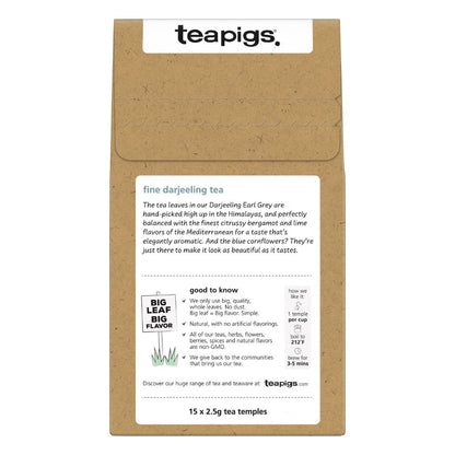 Teapigs, Tea Darjeeling Earl Grey, 15 Count
