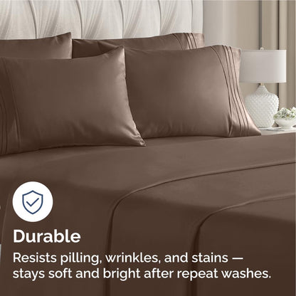 Standard Pillow Cases Set of 10 - Ultra Soft Hotel Quality Pillowcase Covers - Comfy, Cozy & Wrinkle Free - Shrink, Stain and Fade Resistant - Machine Washable Pillow Protectors - 10 Pcs Set - White - Colors A