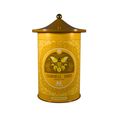 Life Plus Style Gourmet Pagoda Garden Chamomile Lavender Herbal Tea Caffeine Free Hot or Iced Floral Blend Natural Delicious Sleep Tea 60 Tea Bags