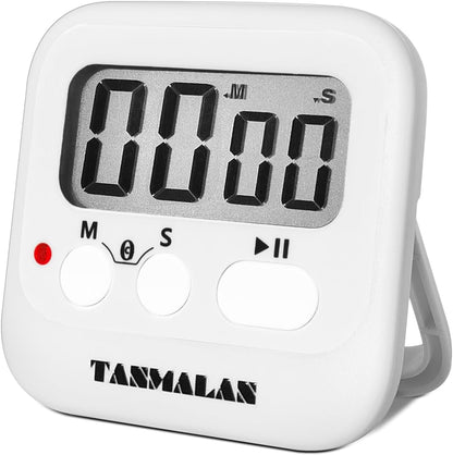 Easy to USE, Digital Kitchen Timer, Magnetic Timer,Tanmalan(Black,1 Pack)