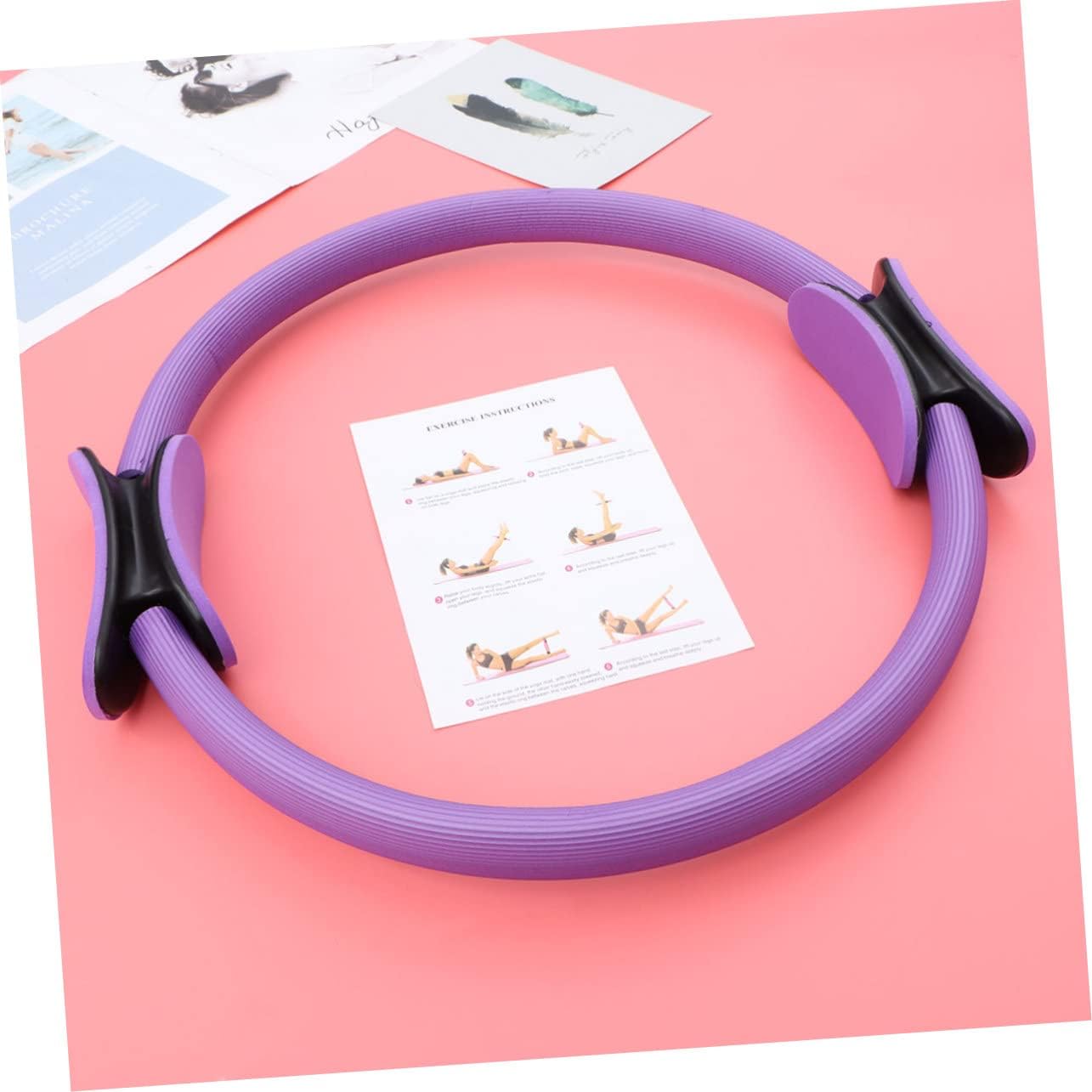 Pilates Circle Yoga Blocks Yoga Mat Gym Equipment Yoga Straps for Stretching Exercise Bands Exercise