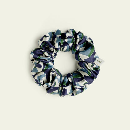 LILYSILK Silk Hair Scrunchies / Ties for Frizz & Breakage Prevention, 100% Mulberry, No Damage, Elastic ponytail Holders, 1Pc, Coffee - Colors B