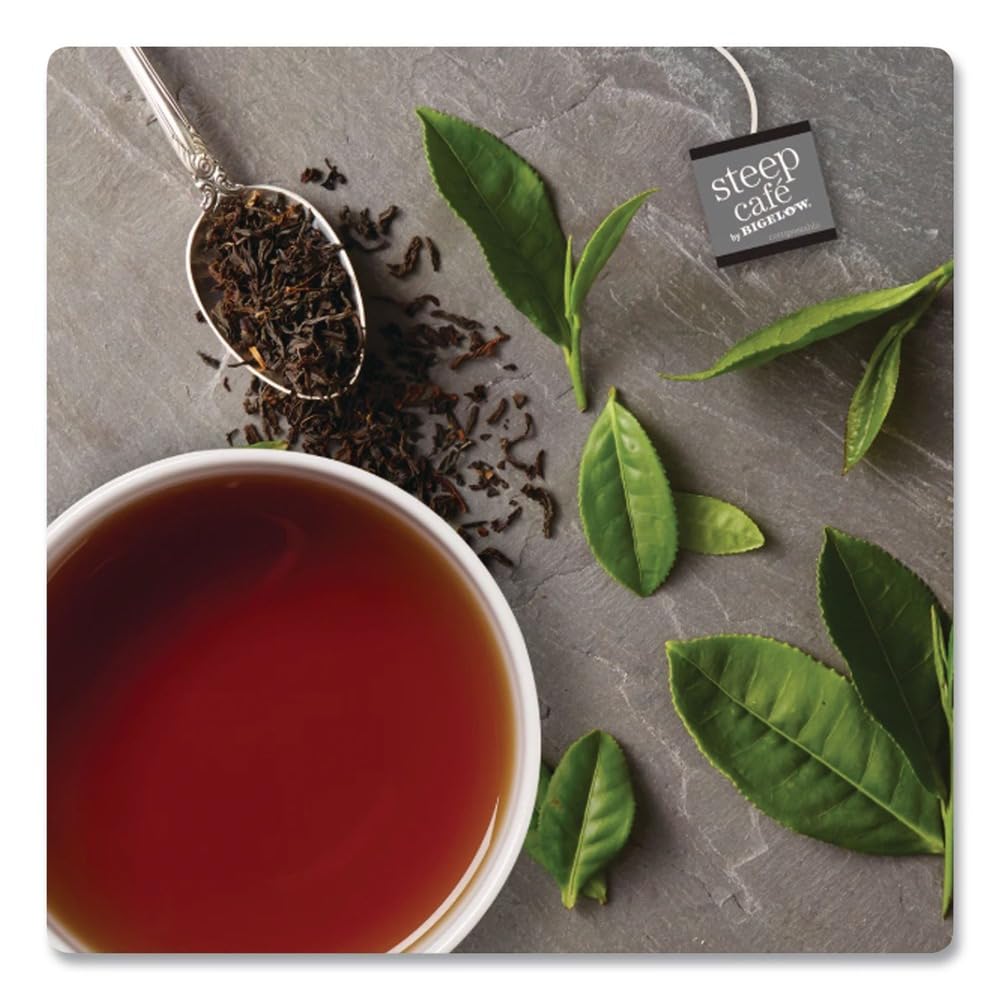 steep by Bigelow Organic English Breakfast Tea, 20 Count Box