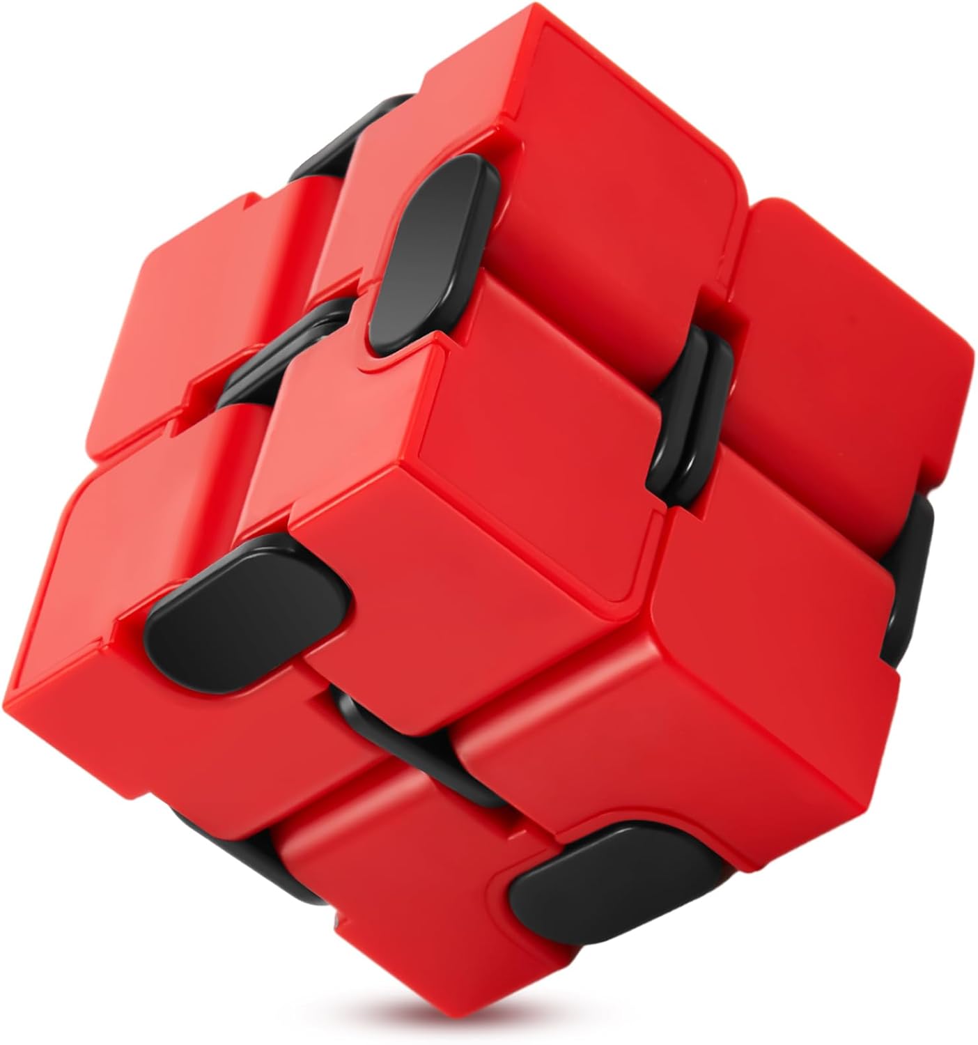 Skylety Cube Anxiety Relief Toy Hand Held Magic Sensory Stress Cube Toy for Adults Relieve Stress Christmas Party Favors(4 Pcs,Starry)