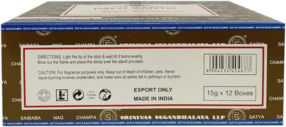 TRUMIRI Incense Stick Holder Bundle with Satya Sai Baba Nagchampa 250g Bulk Incense Sticks Nag Champa Agarbatti - Pack of 1 (Approx 250 Insence-Sticks)