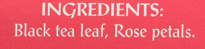 Triple Leaf Tea Black Tea Bags, Rose, 20 Count