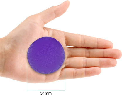3 Multiple Resistance Stress Relief Gel Balls for Hand Finger Wrist Exercise Muscles Arthritis Training Grip Exerciser Strengthening, Hand Grip Strength Train Ball for Adults